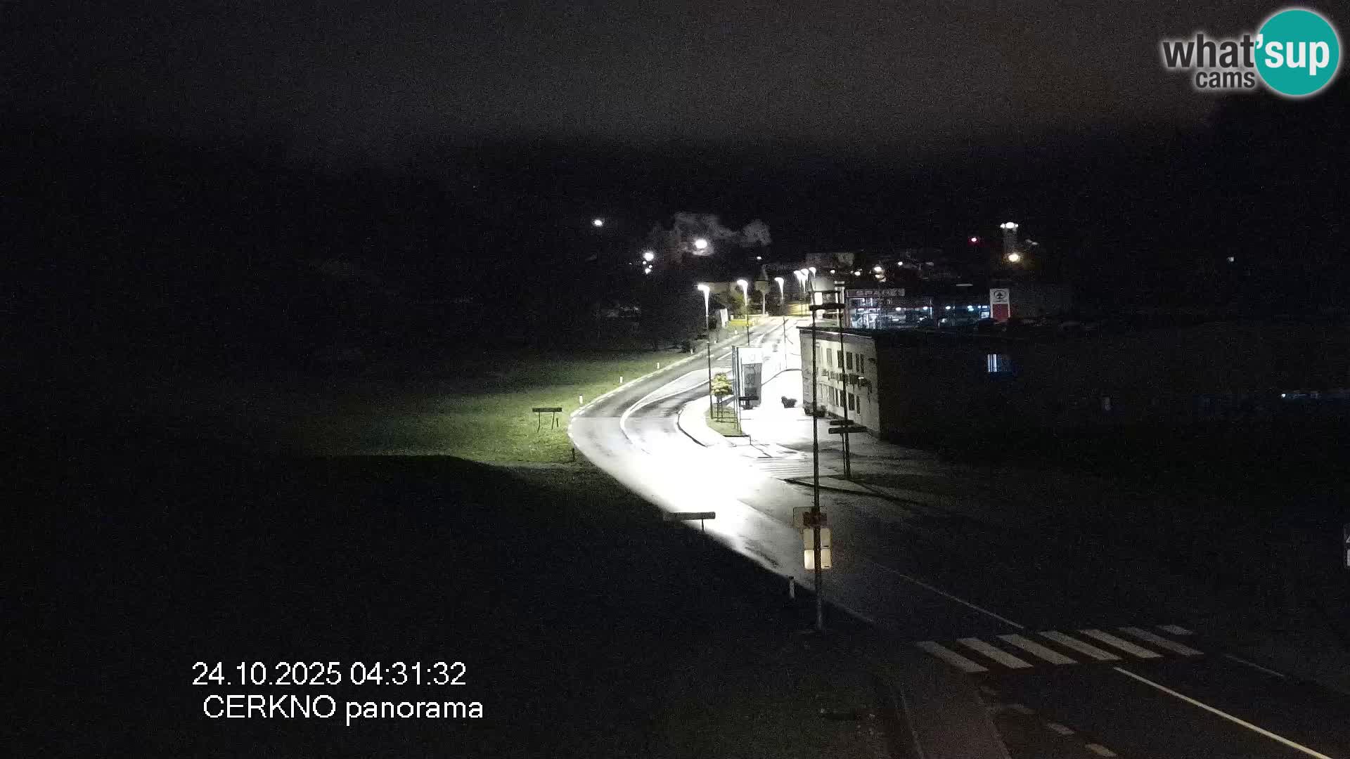 Webcam en direct – Entrée de la ville de Cerkno