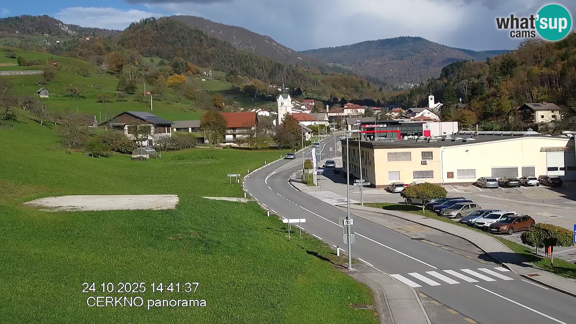 Webcam Ingresso Città di Cerkno