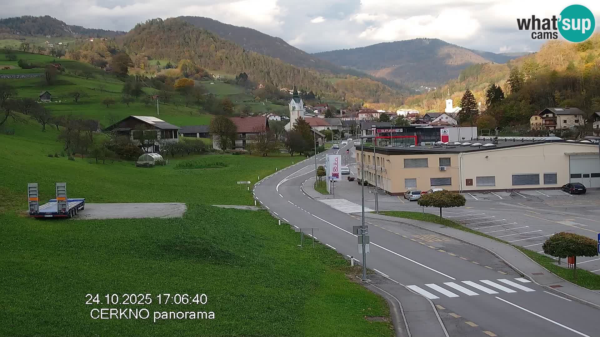 Cerkno ulaz u grad – Kamera uživo