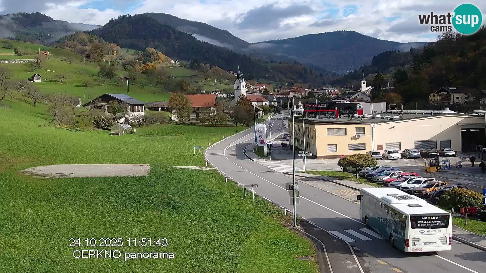 Cerkno ulaz u grad – Kamera uživo