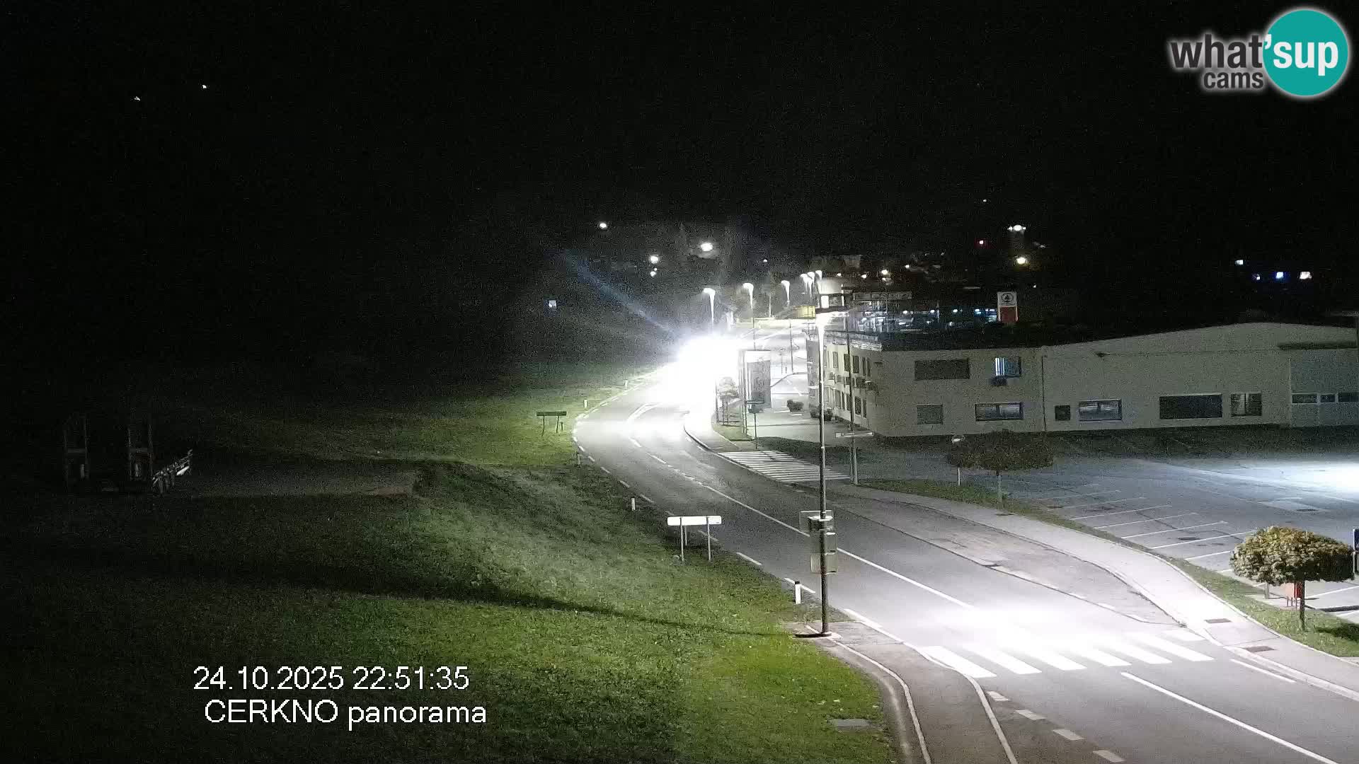 Cerkno city entrance Live Webcam