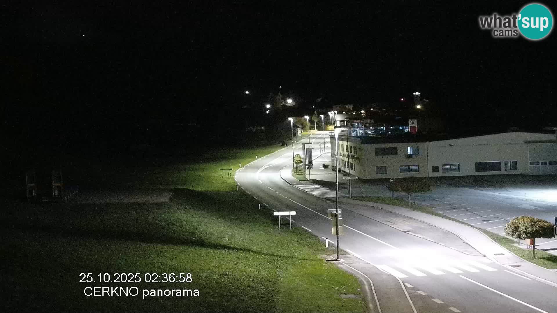 Cerkno city entrance Live Webcam