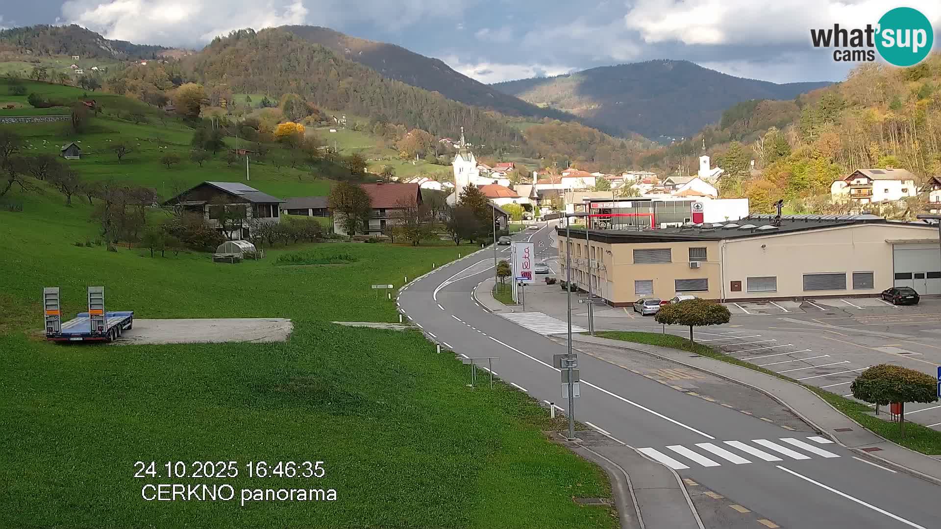 Cerkno ulaz u grad – Kamera uživo
