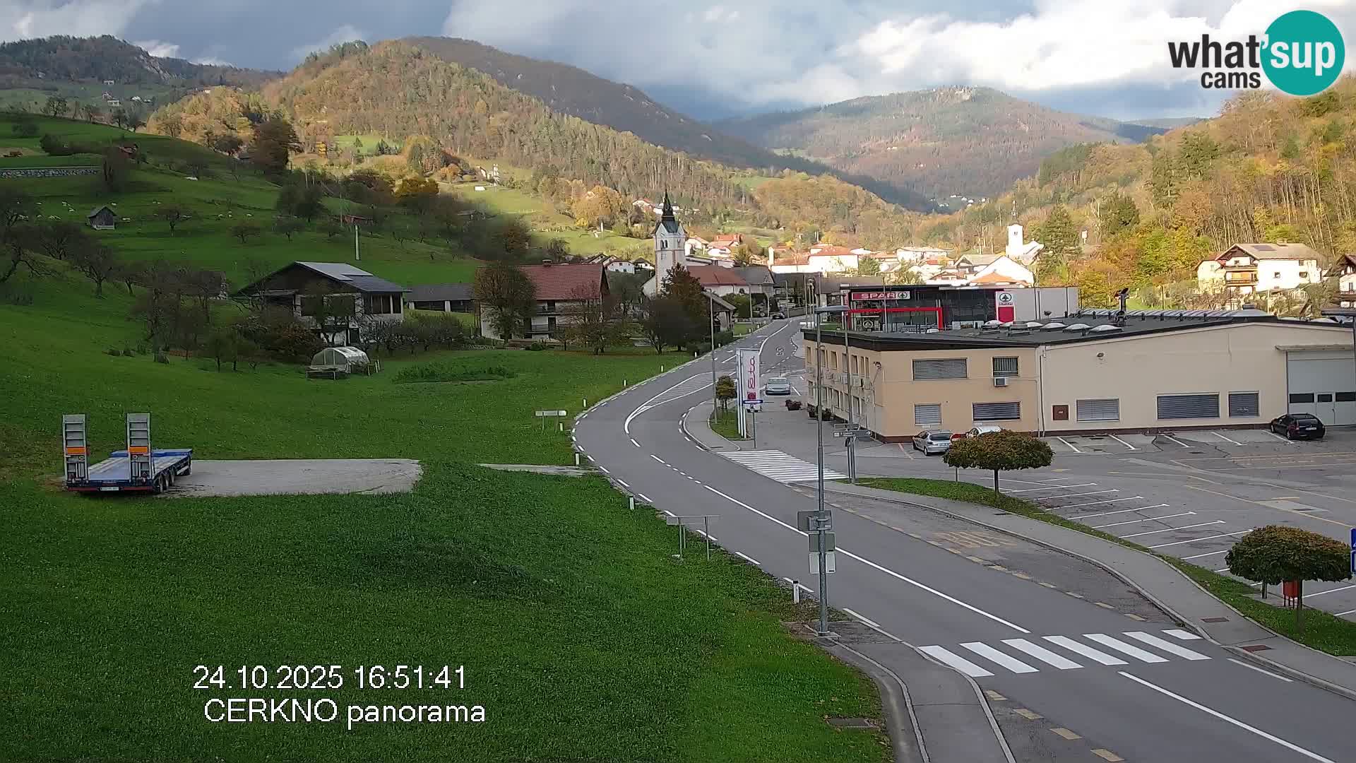 Cerkno ulaz u grad – Kamera uživo