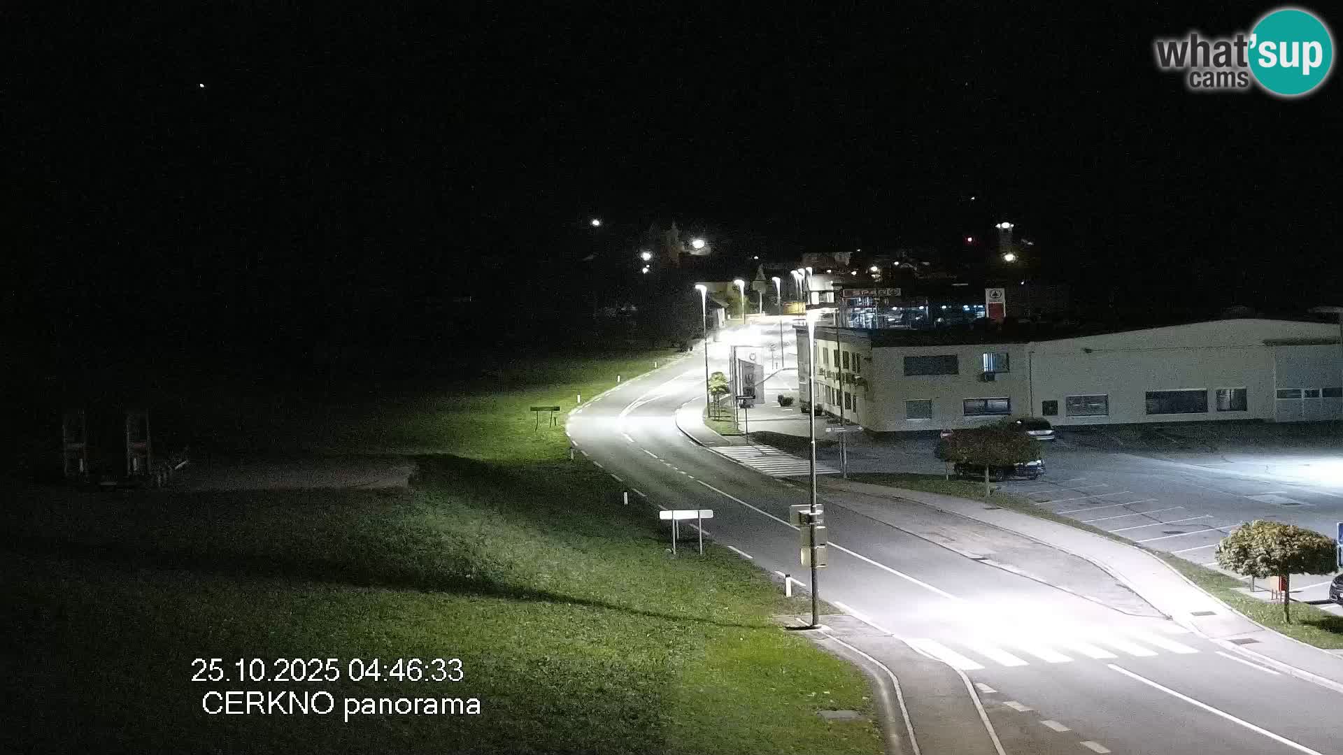 Webcam en direct – Entrée de la ville de Cerkno