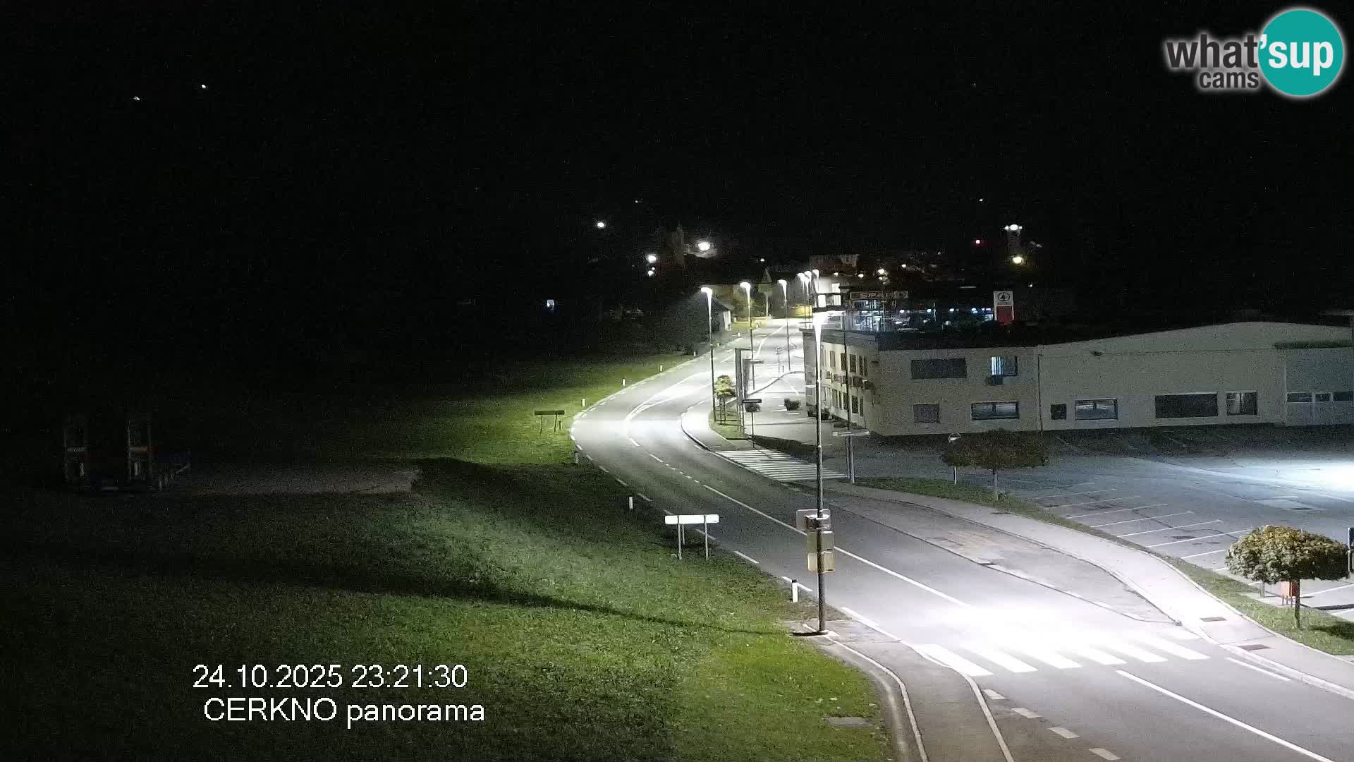 Cerkno city entrance Live Webcam