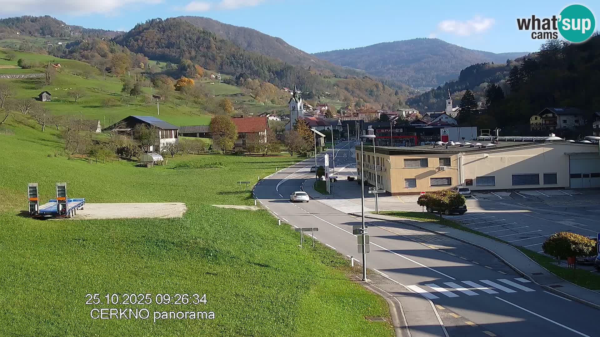 Cerkno ulaz u grad – Kamera uživo
