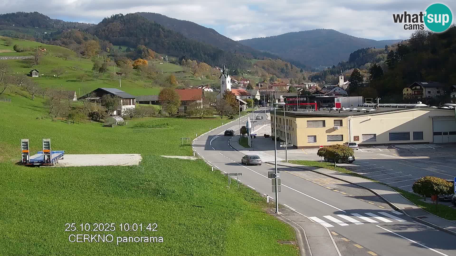 Cerkno ulaz u grad – Kamera uživo