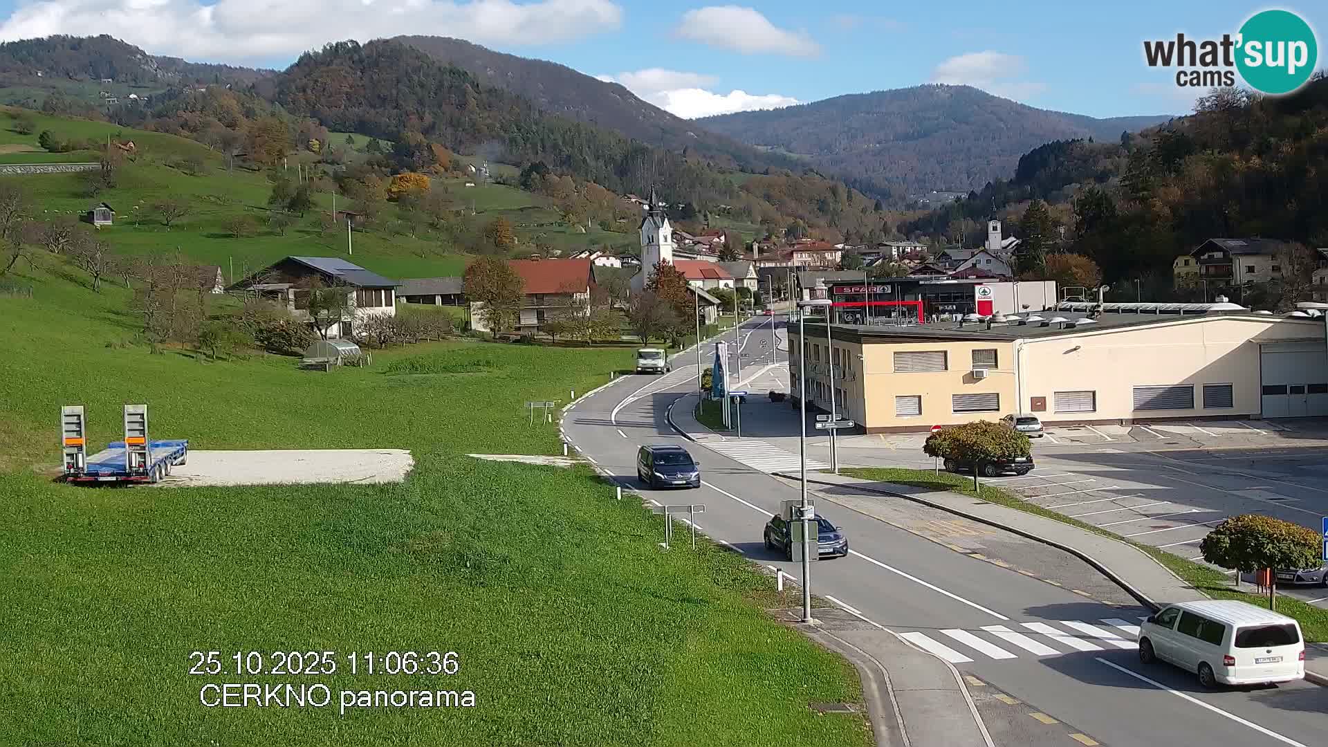 Cerkno Stadteingang Live-Webcam
