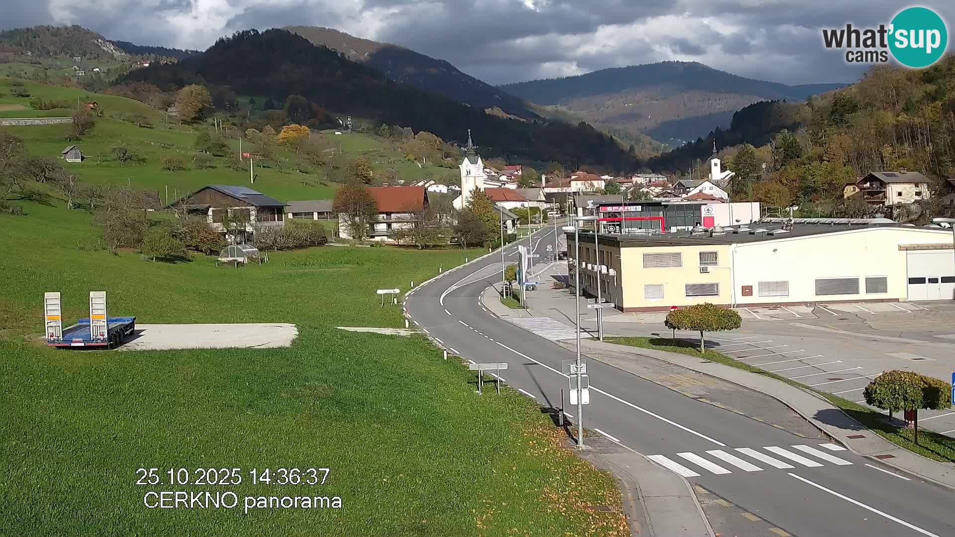 Cerkno Stadteingang Live-Webcam