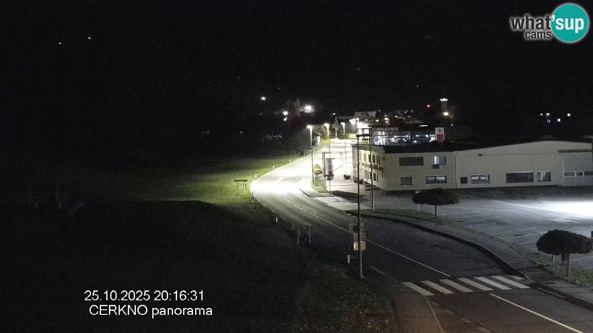 Cerkno entrada a la ciudad Webcam en vivo