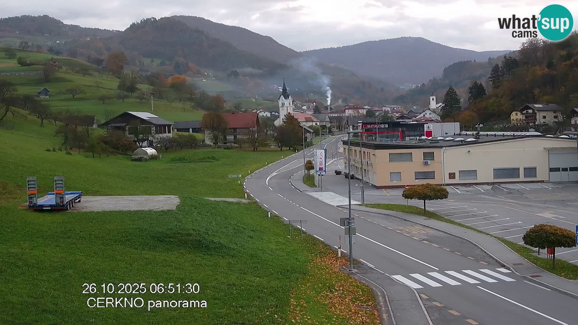 Cerkno ulaz u grad – Kamera uživo