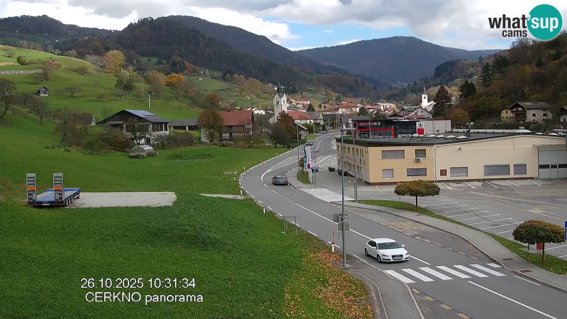 Cerkno ulaz u grad – Kamera uživo