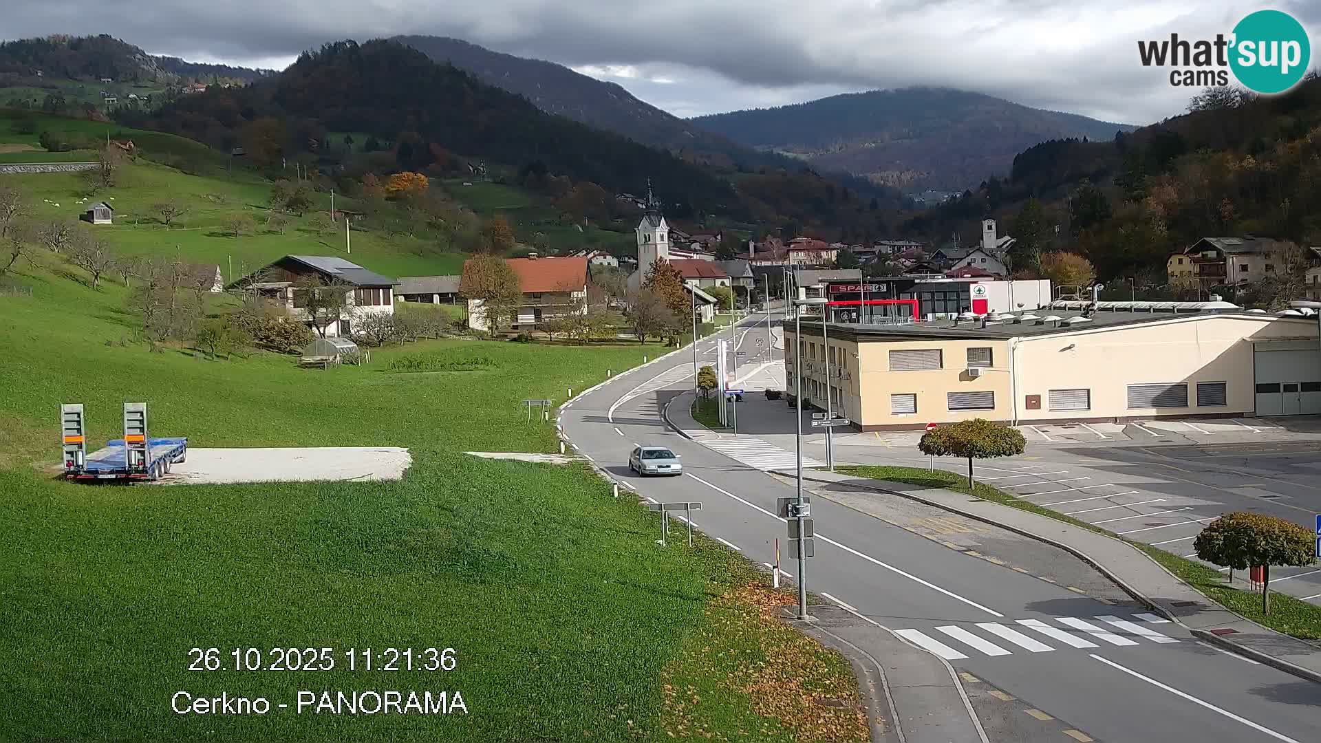 Cerkno ulaz u grad – Kamera uživo