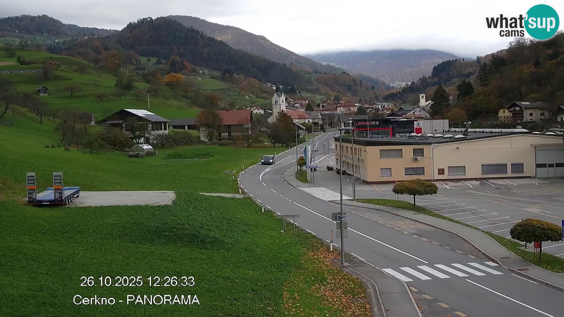 Webcam Ingresso Città di Cerkno