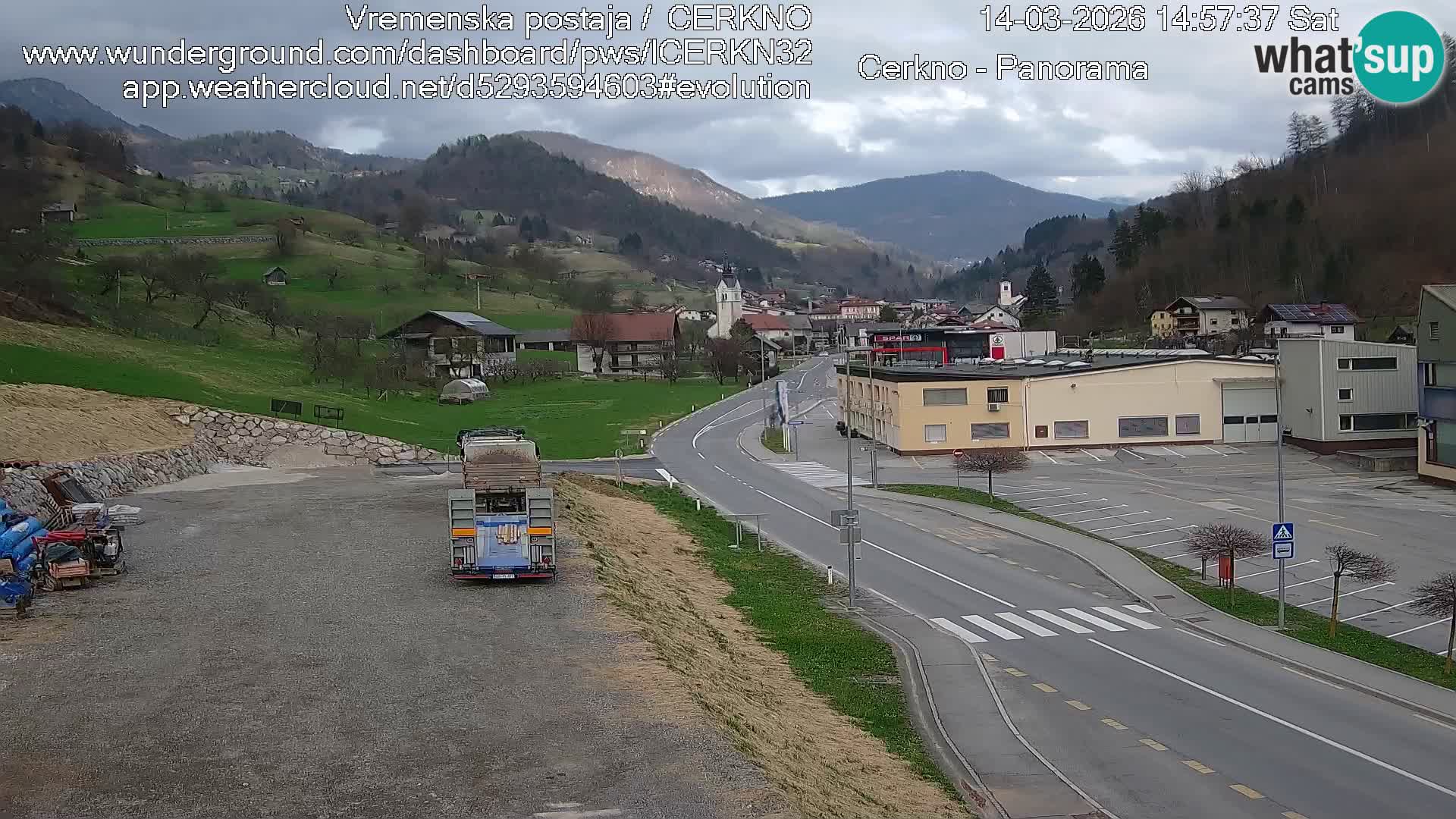 Cerkno Stadteingang Live-Webcam