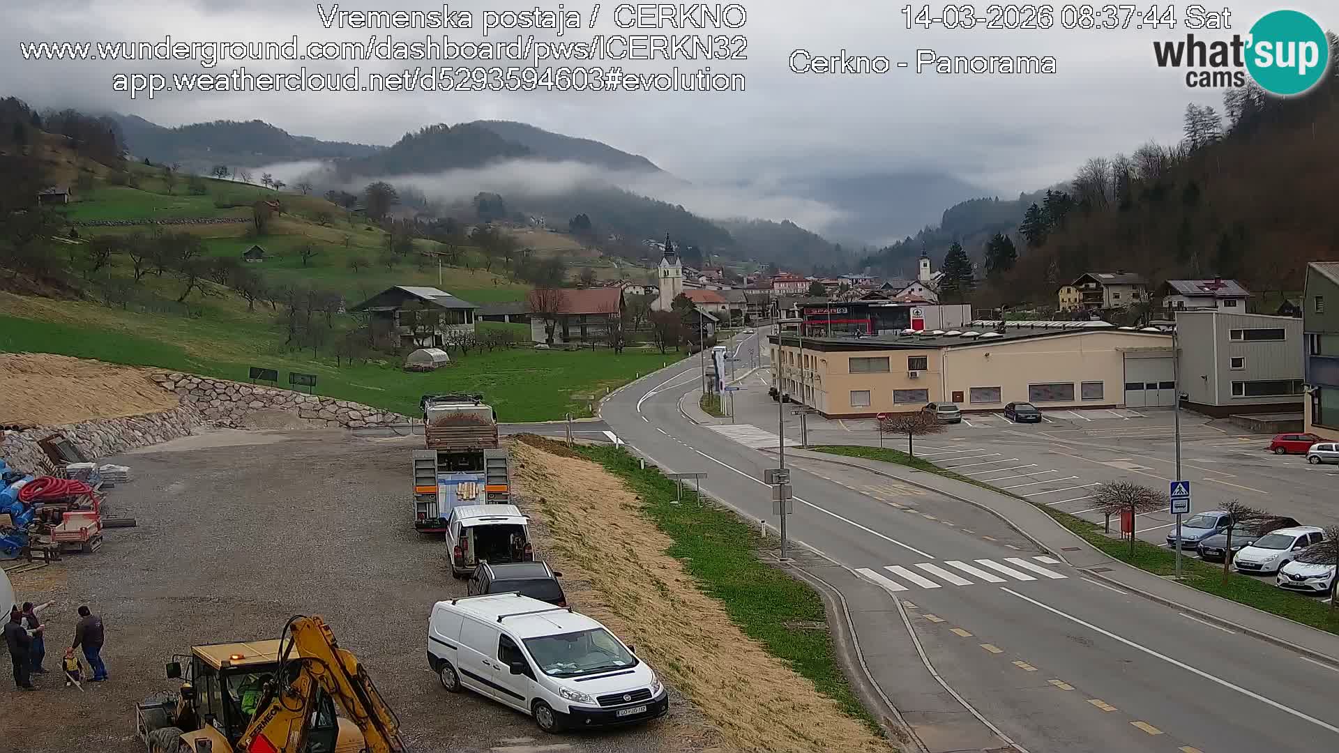 Cerkno Stadteingang Live-Webcam