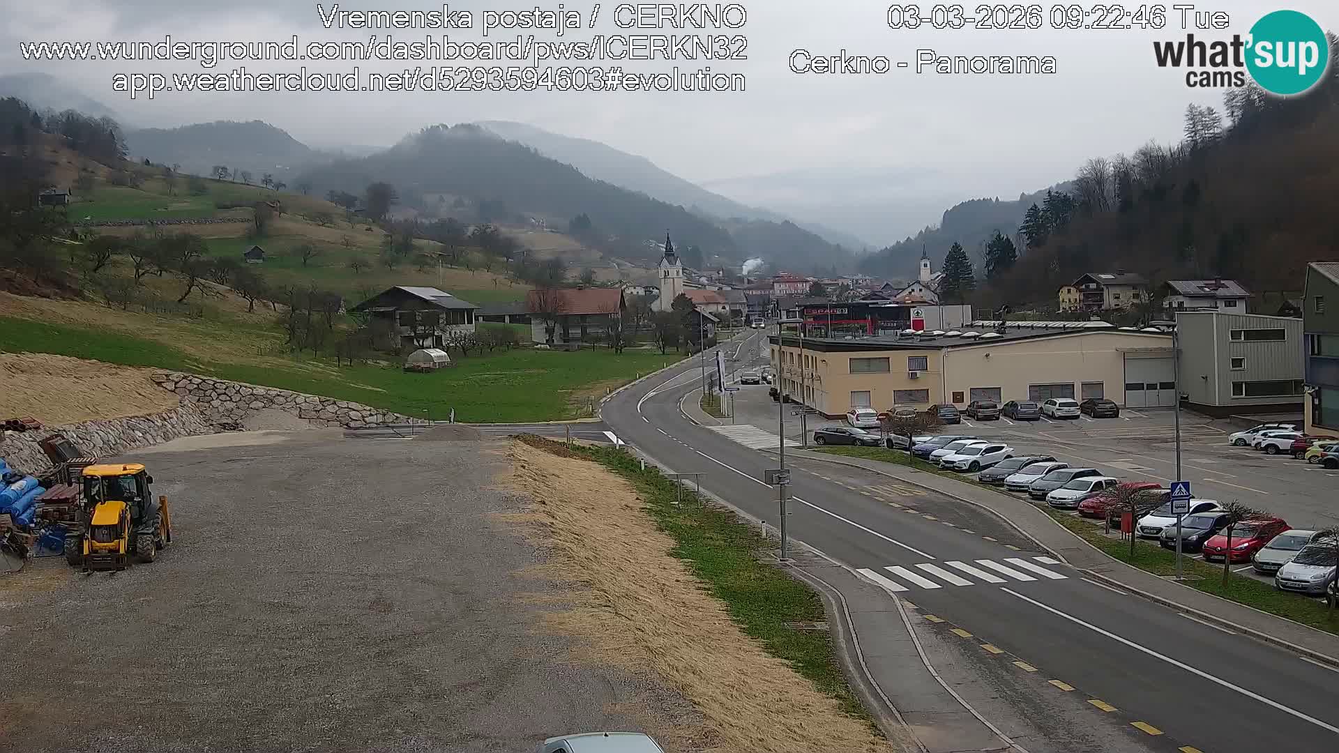 Cerkno Stadteingang Live-Webcam