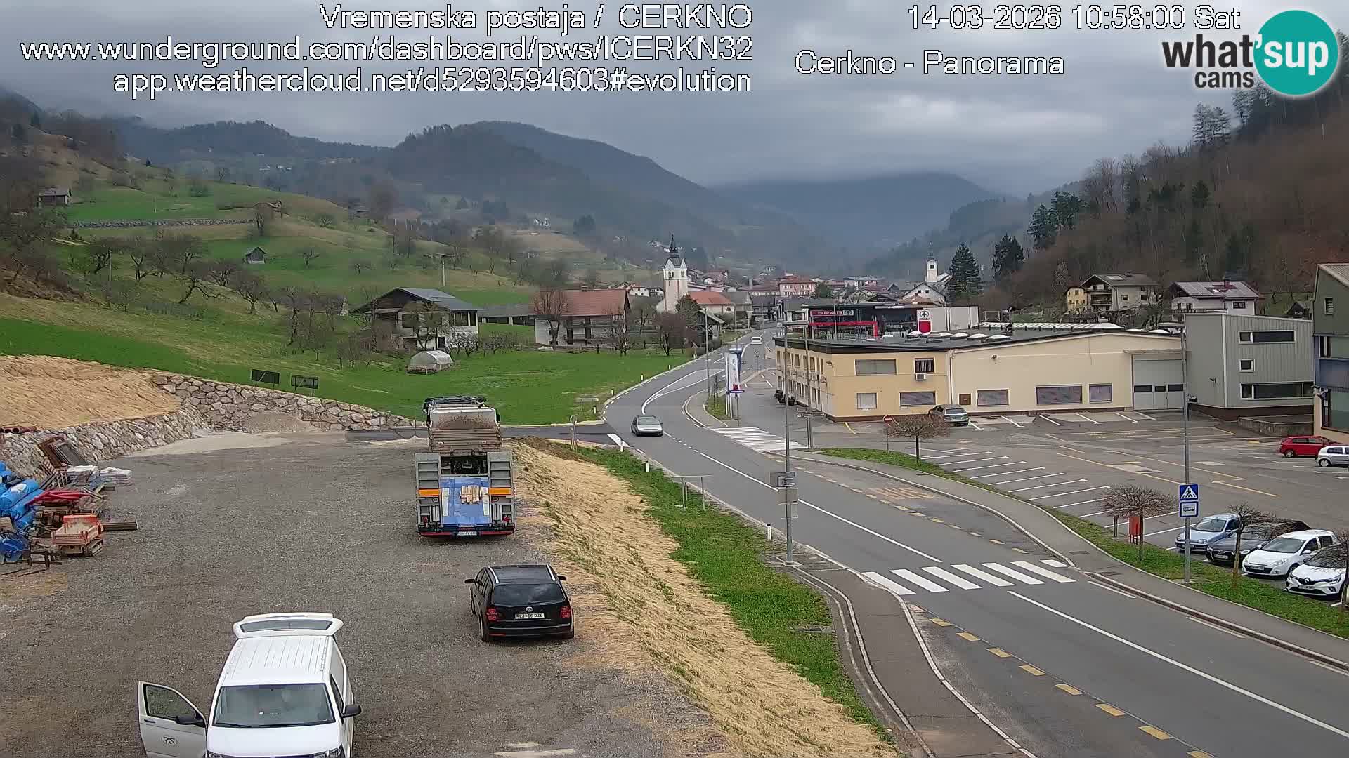 Cerkno Stadteingang Live-Webcam
