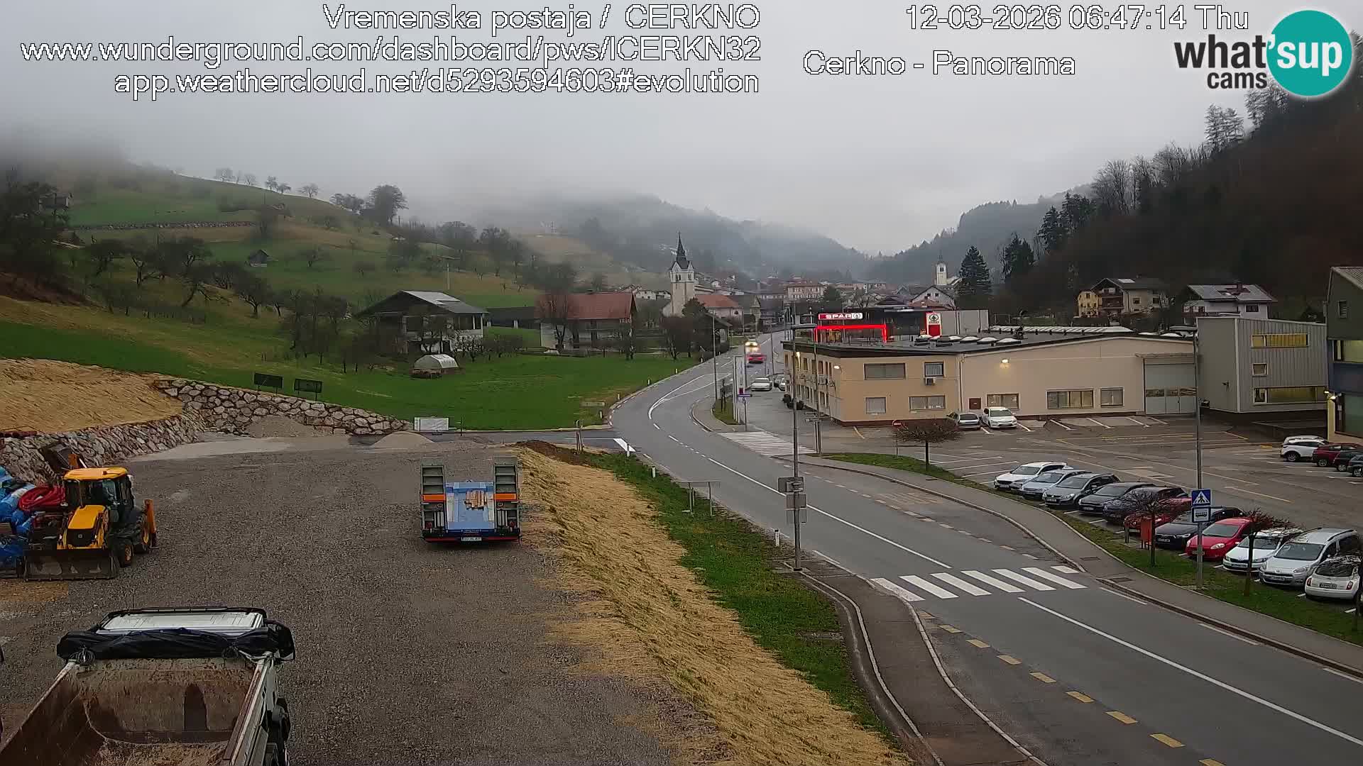 Webcam Ingresso Città di Cerkno