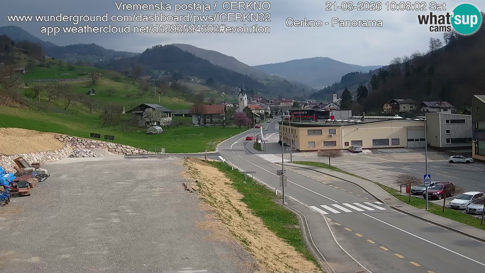 Cerkno Stadteingang Live-Webcam