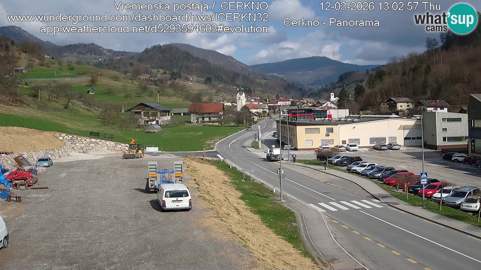 Cerkno ulaz u grad – Kamera uživo
