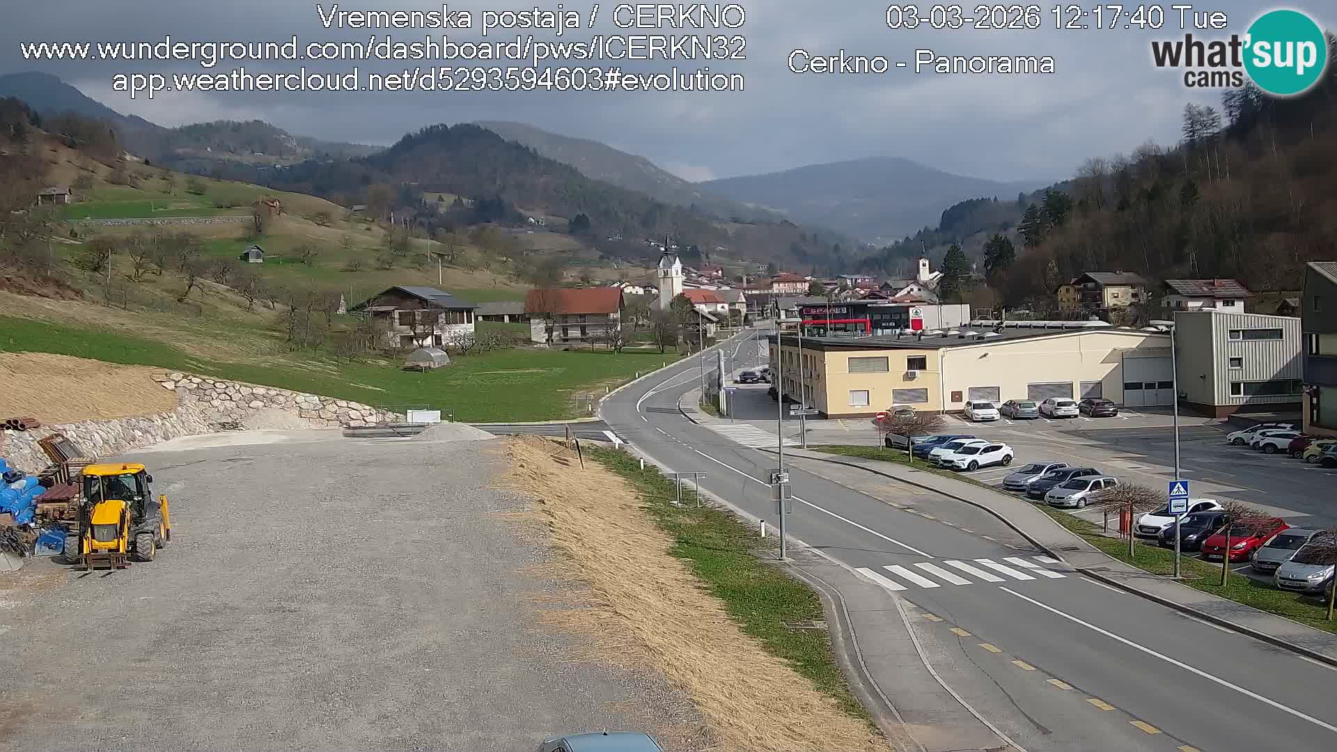 Cerkno Stadteingang Live-Webcam