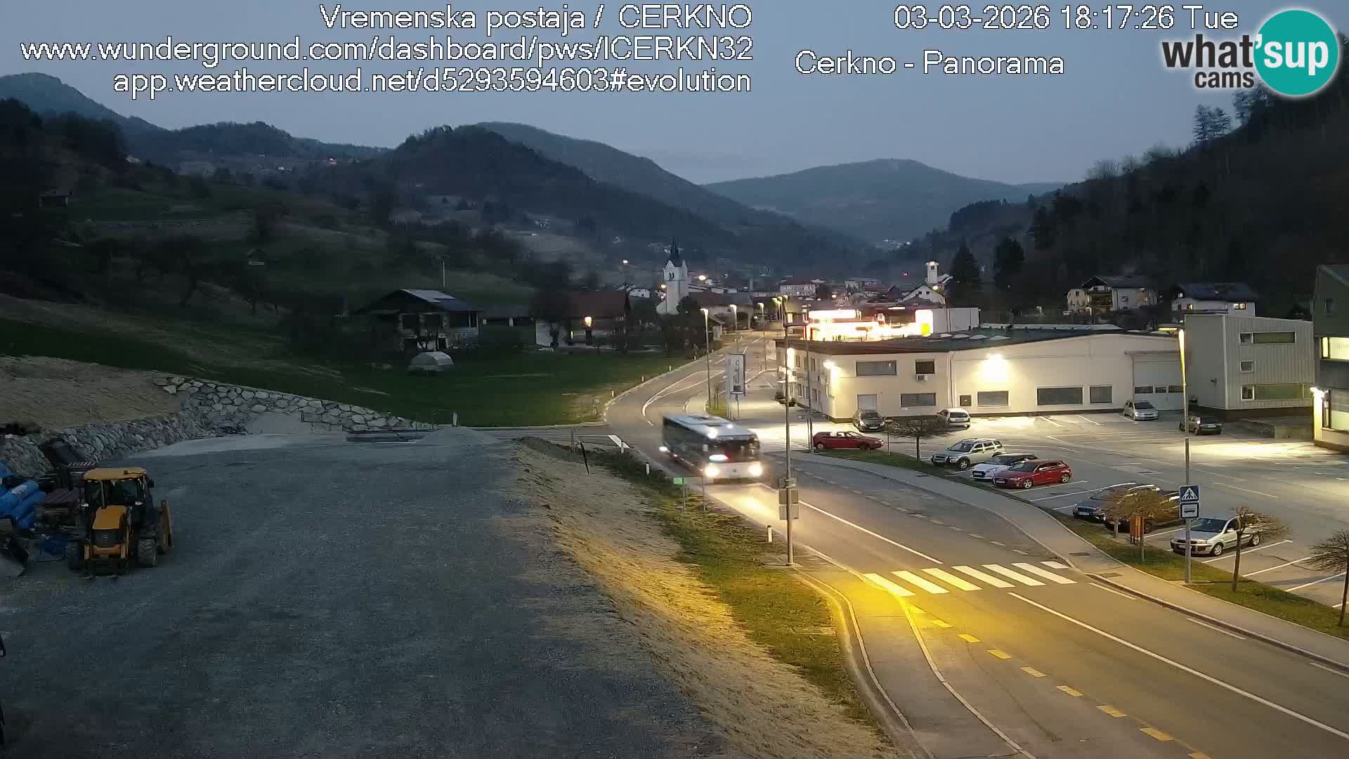 Webcam Ingresso Città di Cerkno