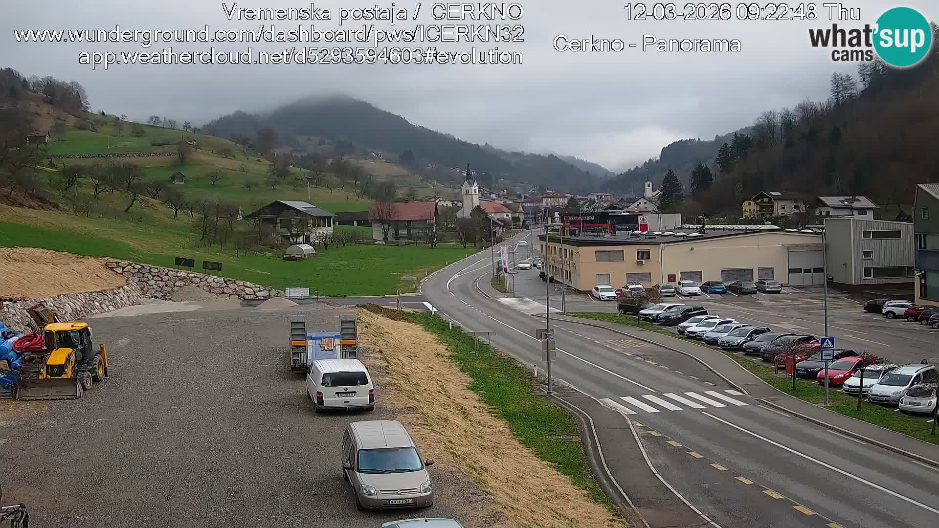 Cerkno ulaz u grad – Kamera uživo