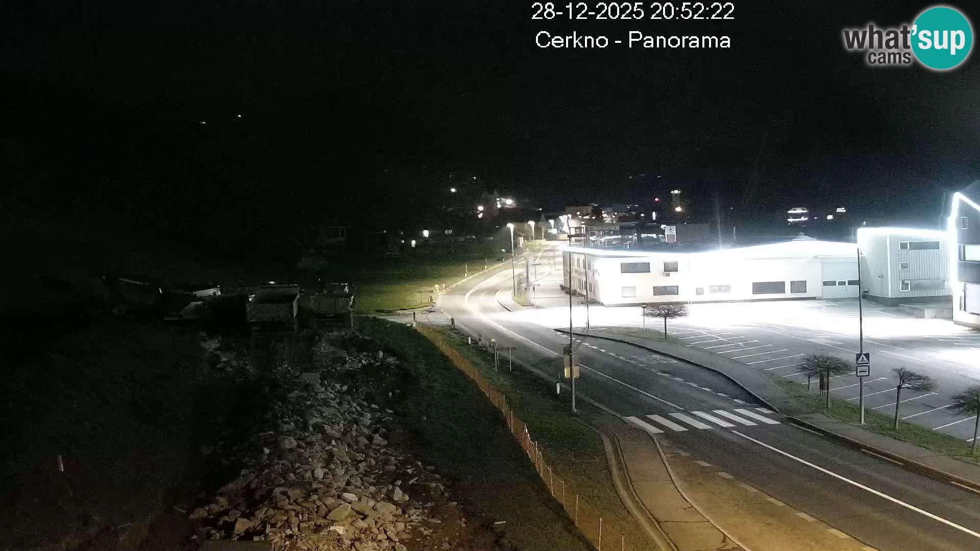 Webcam en direct – Entrée de la ville de Cerkno