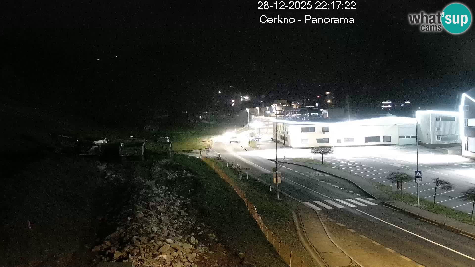 Cerkno entrada a la ciudad Webcam en vivo