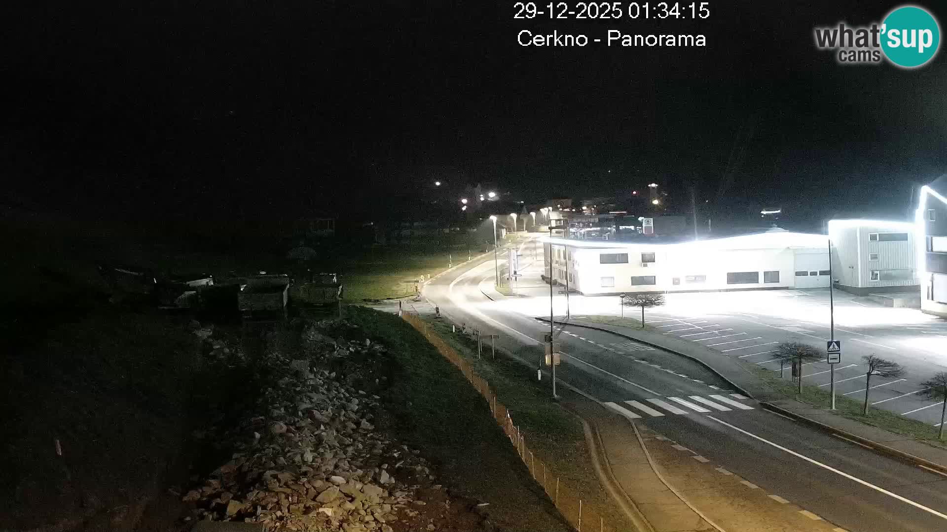 Cerkno entrada a la ciudad Webcam en vivo