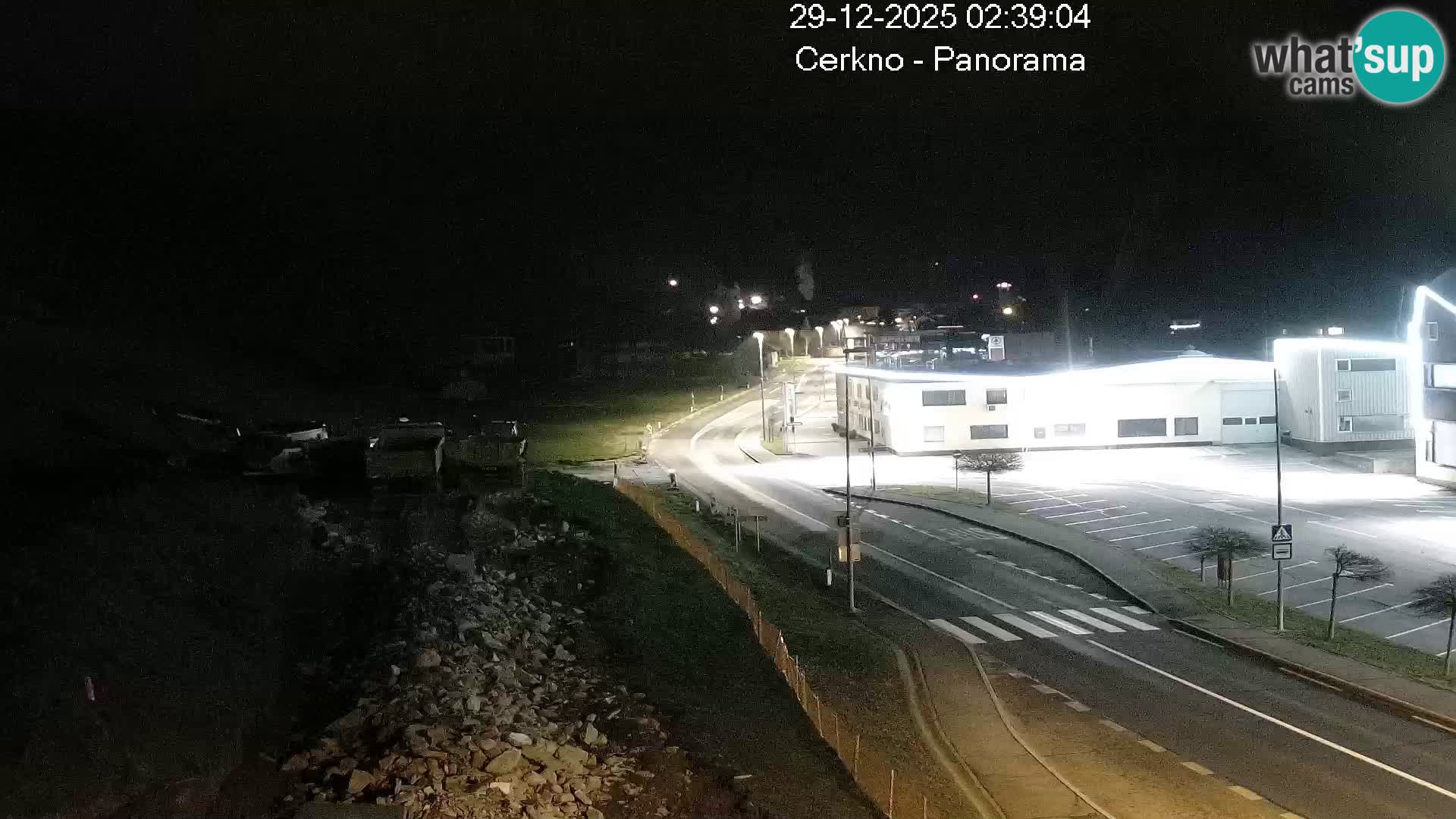Cerkno city entrance Live Webcam