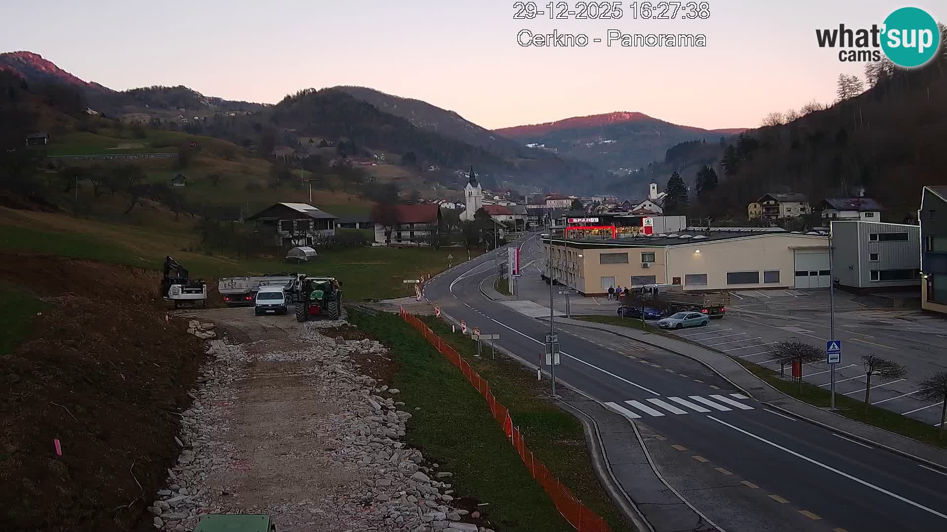 Cerkno Stadteingang Live-Webcam