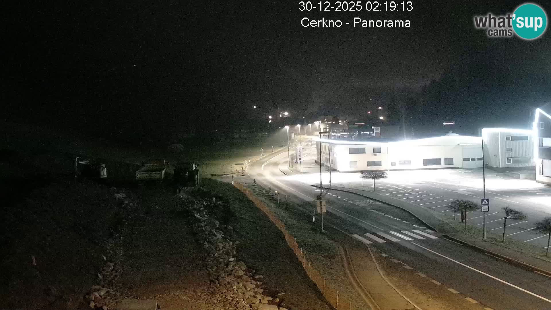 Cerkno city entrance Live Webcam