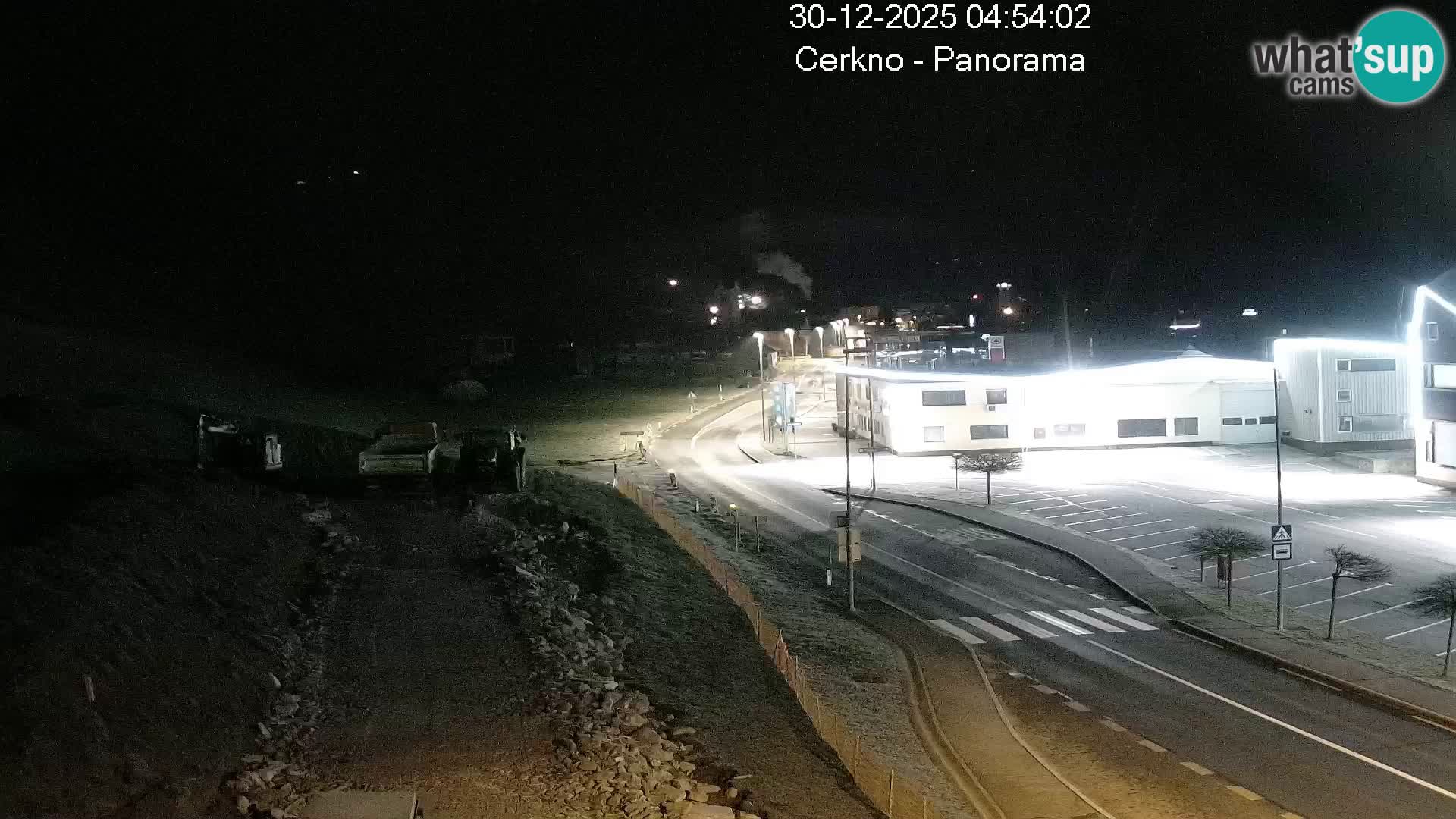 Cerkno city entrance Live Webcam