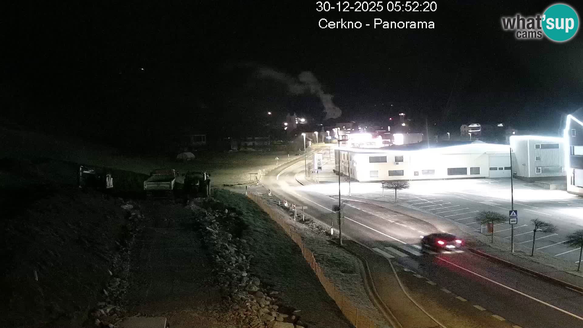 Webcam en direct – Entrée de la ville de Cerkno
