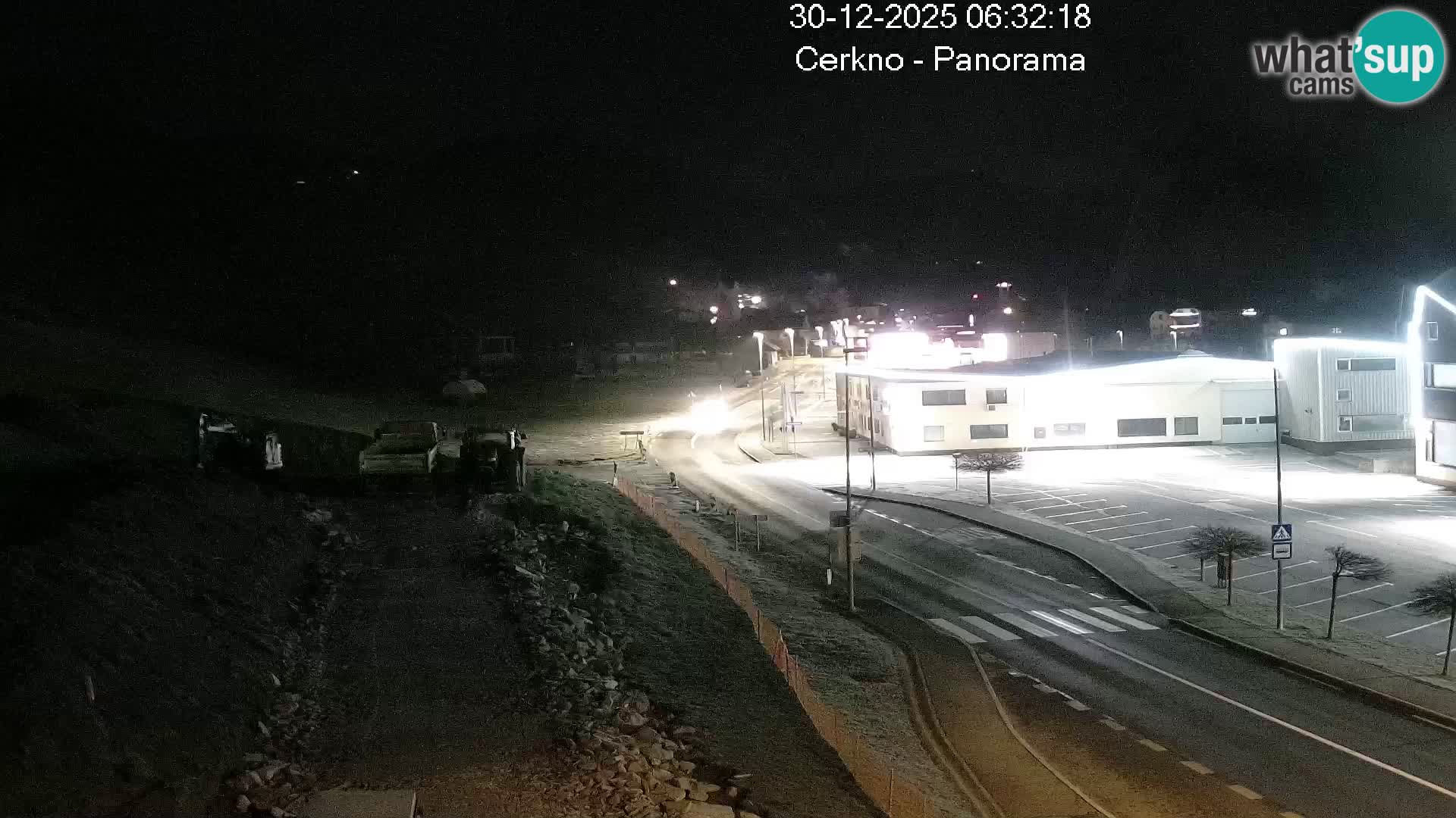 Cerkno city entrance Live Webcam