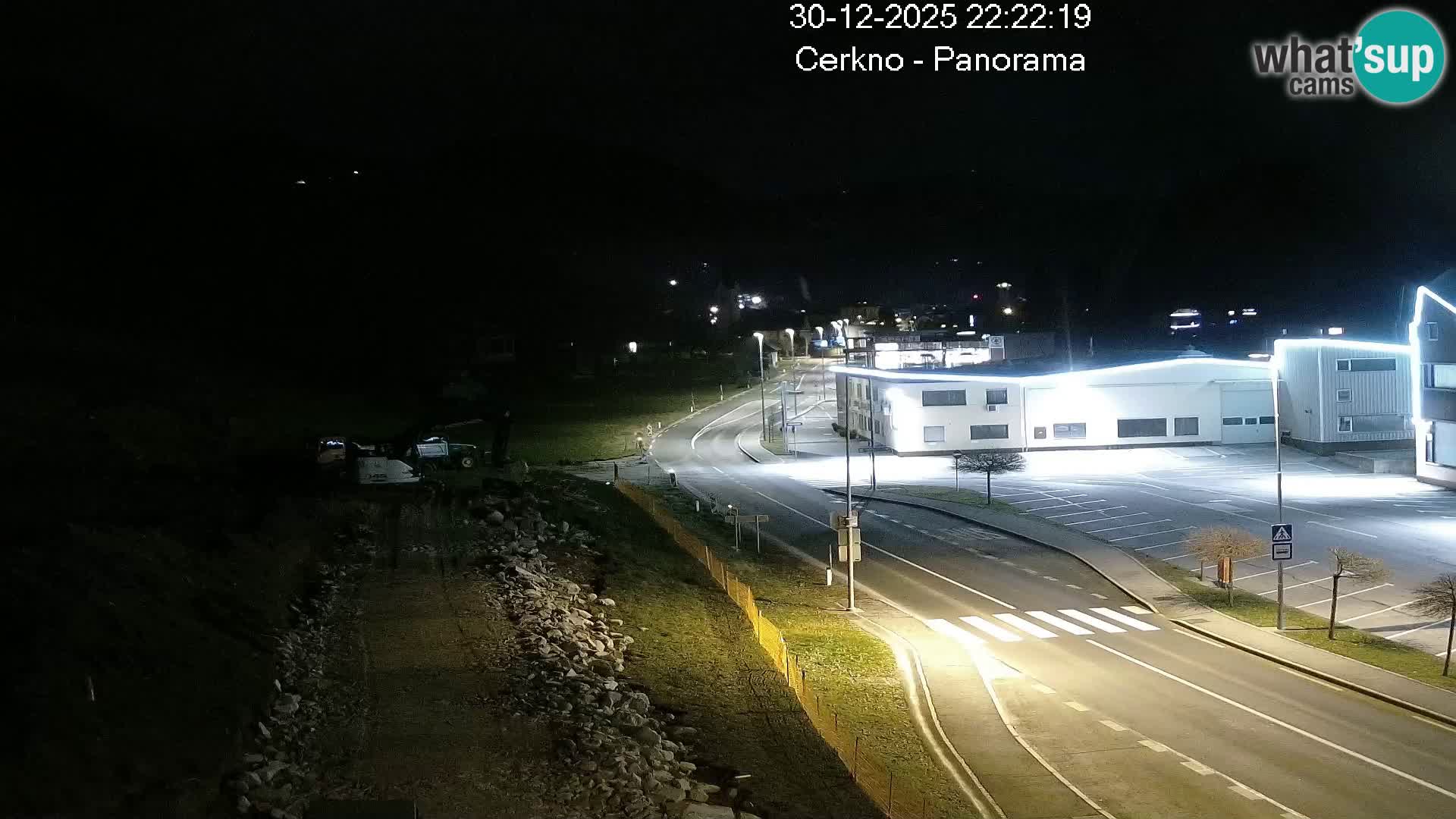 Cerkno city entrance Live Webcam