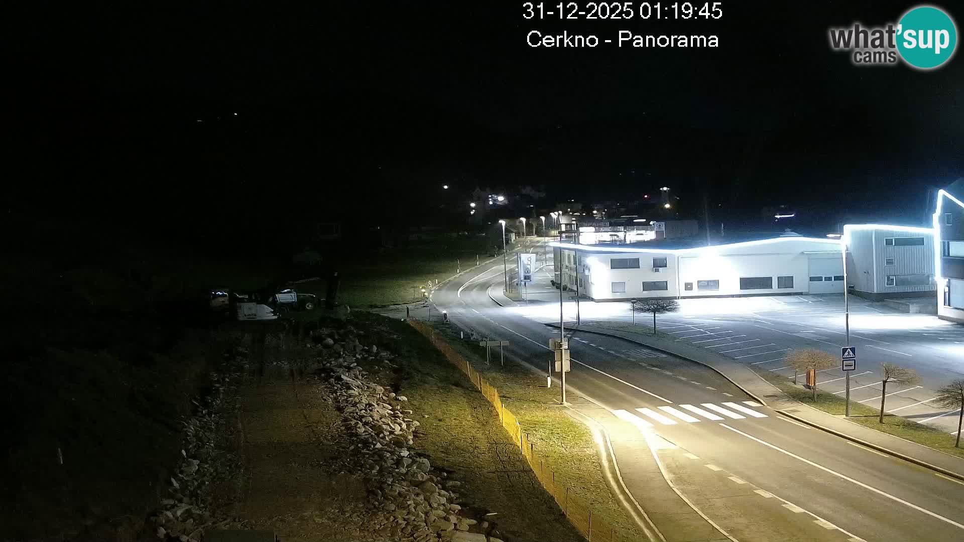 Cerkno city entrance Live Webcam