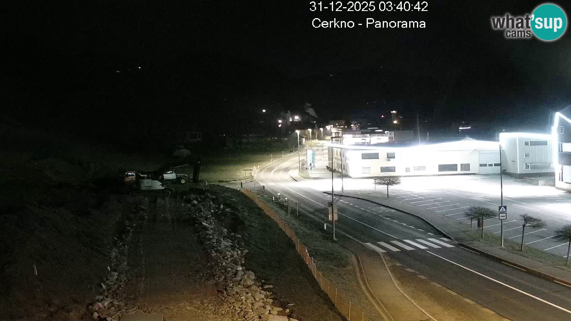 Cerkno city entrance Live Webcam