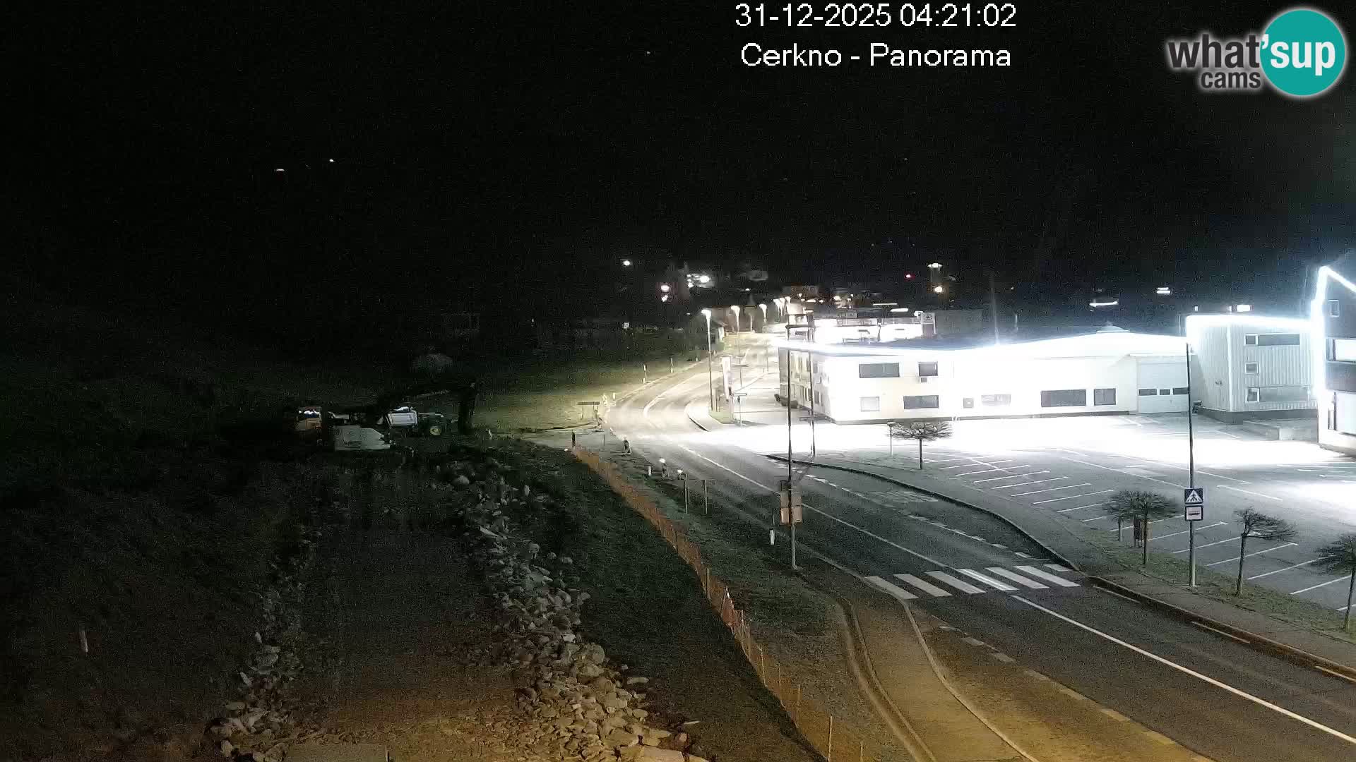 Cerkno city entrance Live Webcam