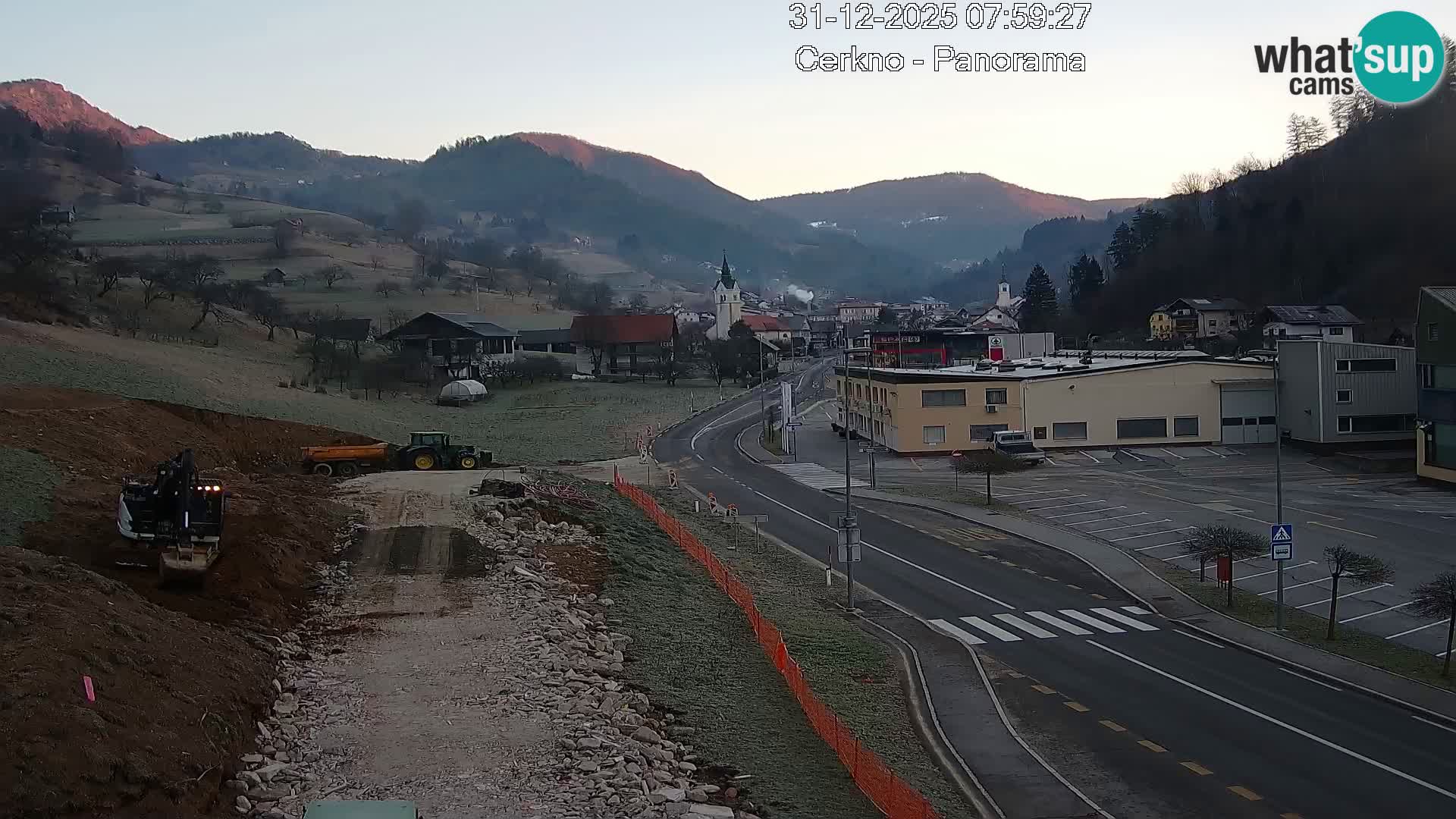 Cerkno ulaz u grad – Kamera uživo
