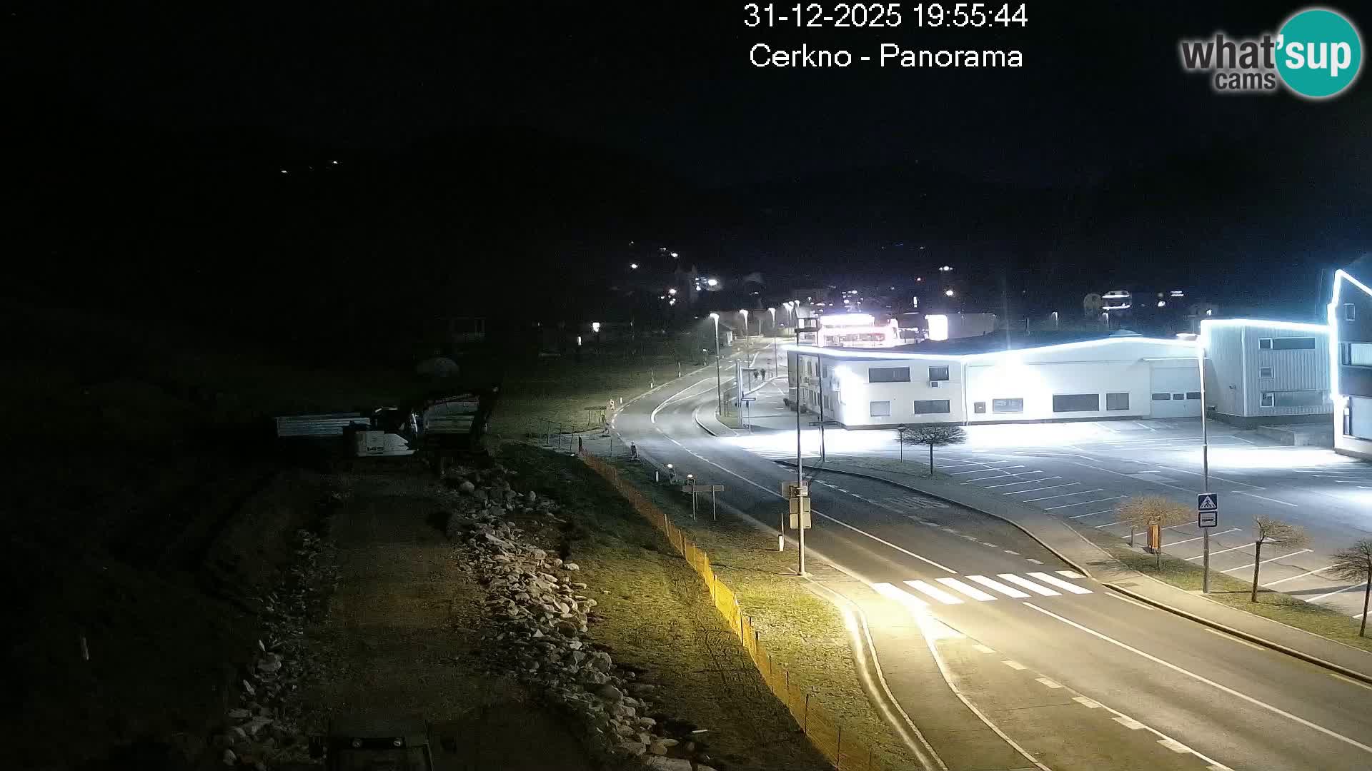 Cerkno entrada a la ciudad Webcam en vivo