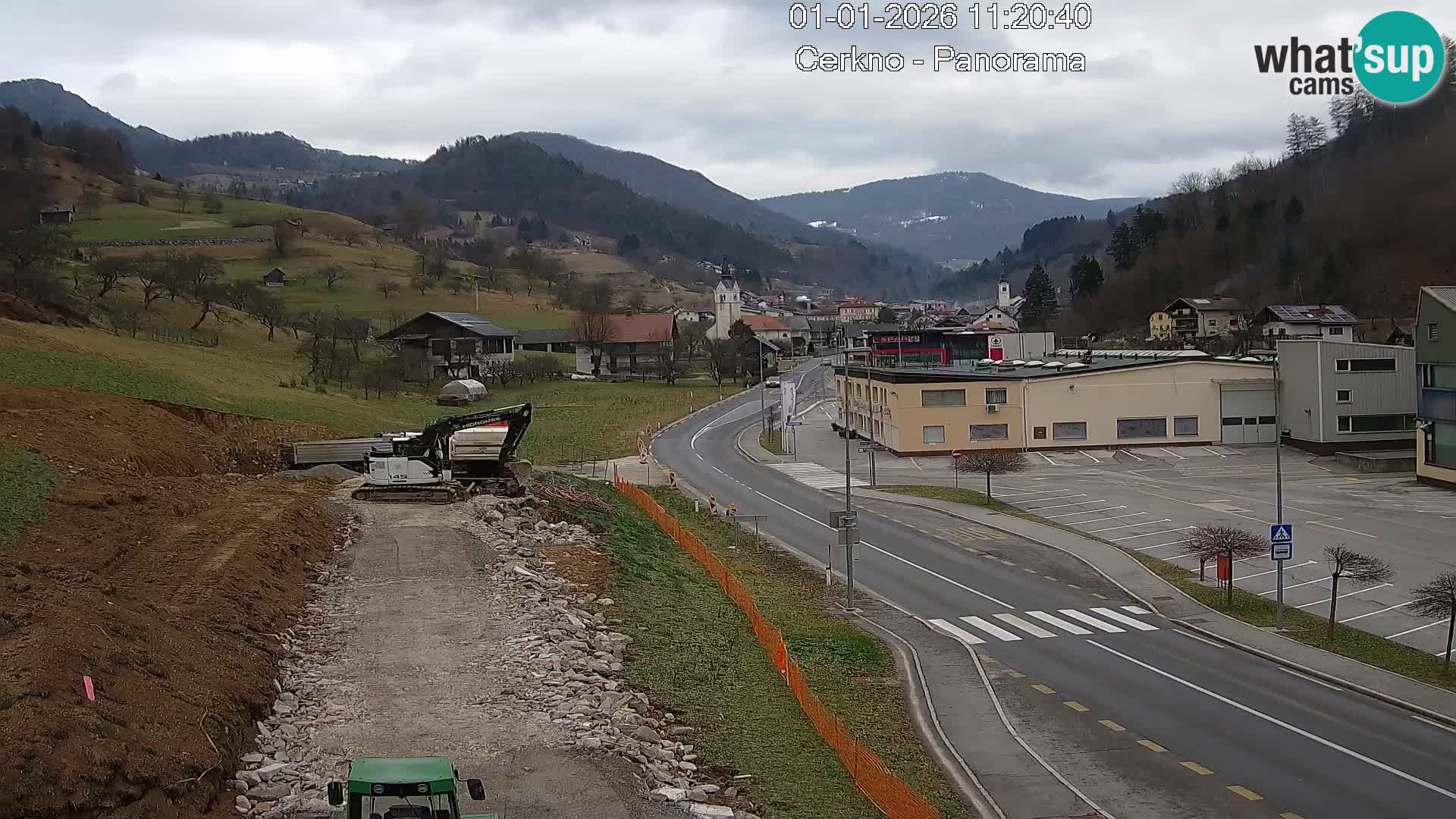 Cerkno ulaz u grad – Kamera uživo
