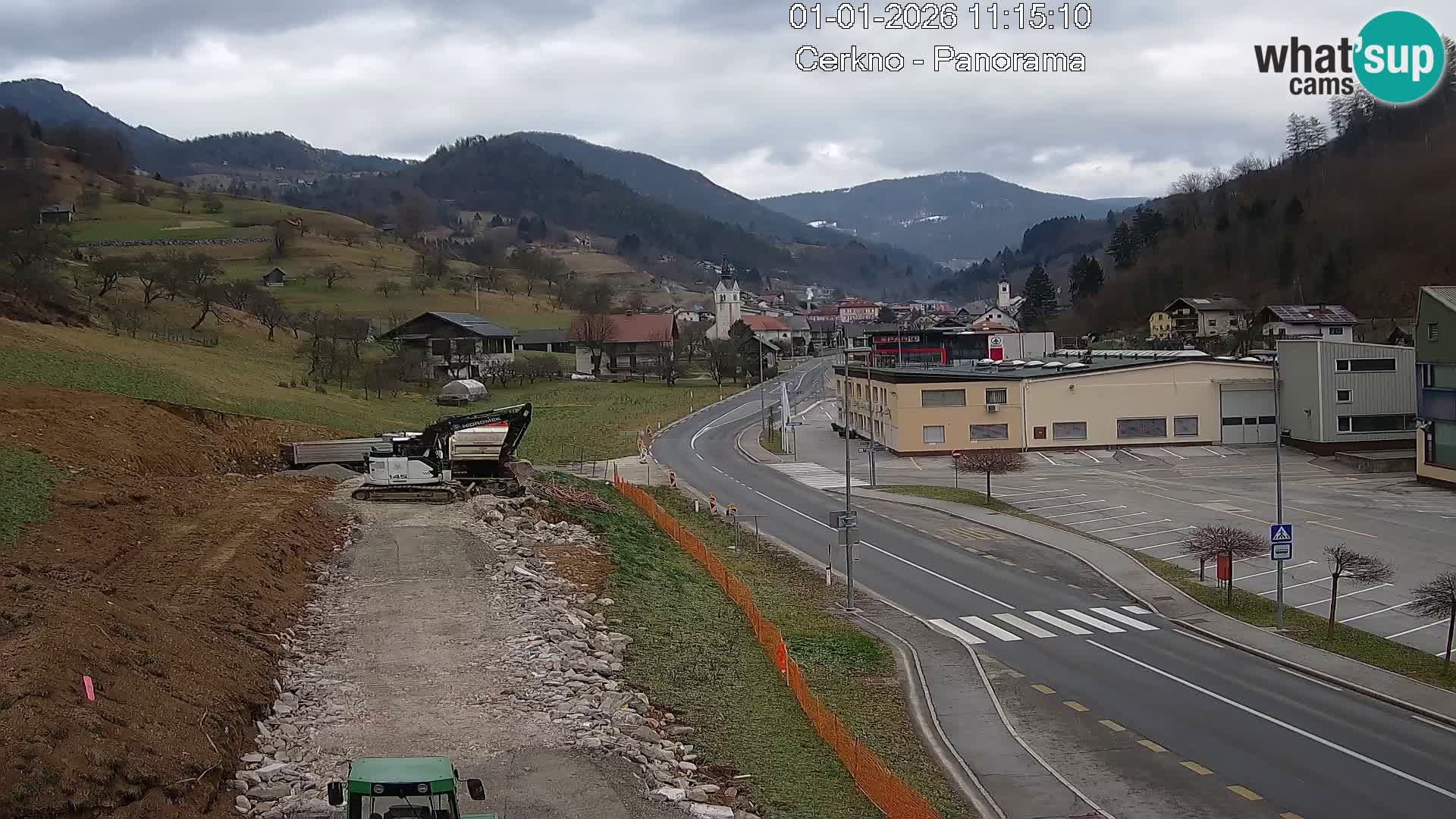 Cerkno ulaz u grad – Kamera uživo