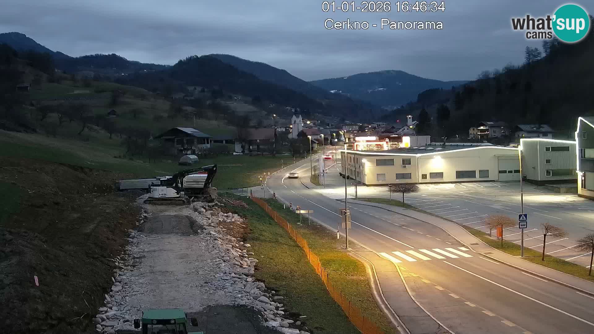 Cerkno ulaz u grad – Kamera uživo