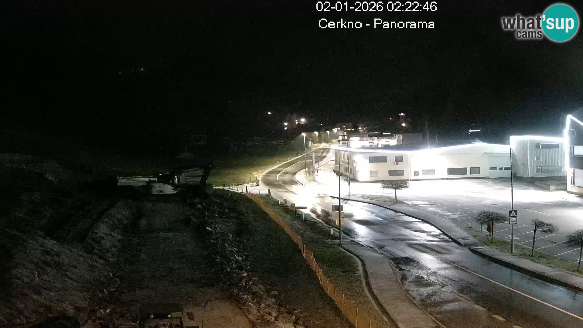 Cerkno entrada a la ciudad Webcam en vivo