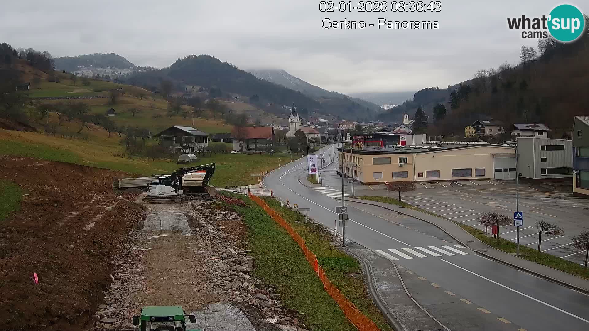 Cerkno Stadteingang Live-Webcam
