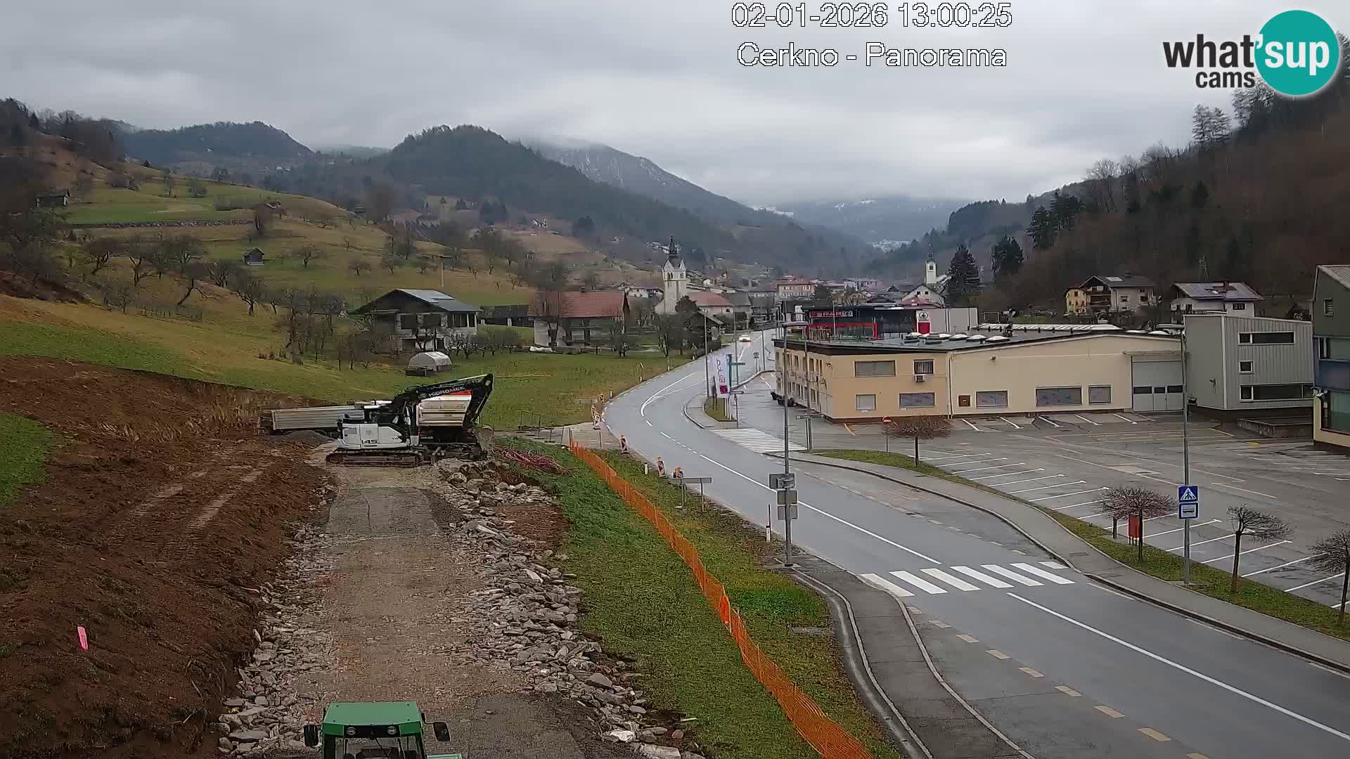 Cerkno ulaz u grad – Kamera uživo